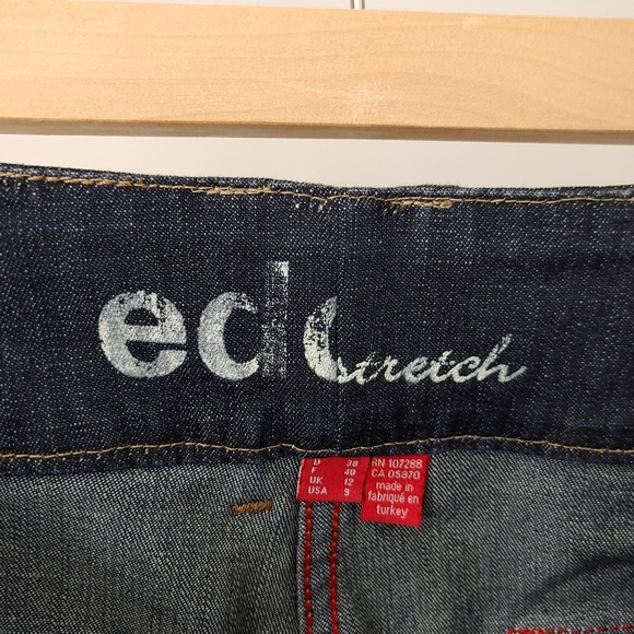 edc by Esprit Cropped Carpenter Cargo Jeans Size 9 - Picture 13 of 16